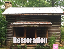 Historic Log Cabin Restoration  Basye, Virginia